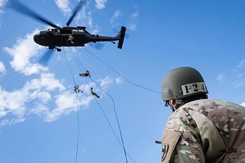 Photo of Air Assault School exercise
