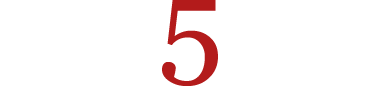 Image of the number five.