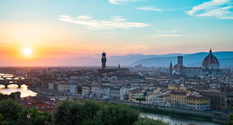 Image of Florence, Italy, skyline.