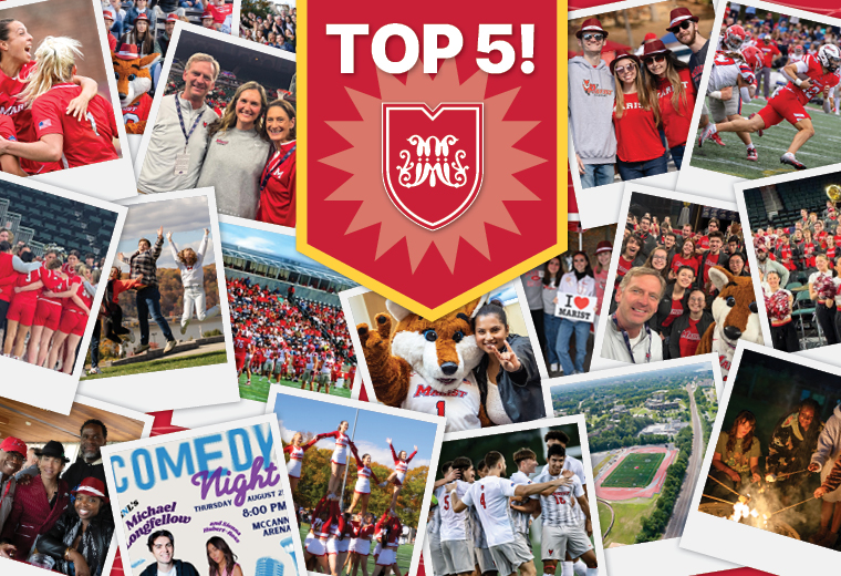 Marist community collage. Image by Matthew HoukMaley/Marist University. 