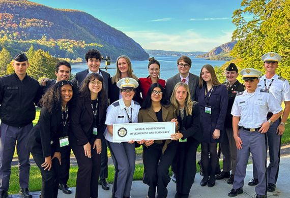 Image of Marist University students at the SCUSA Conference.