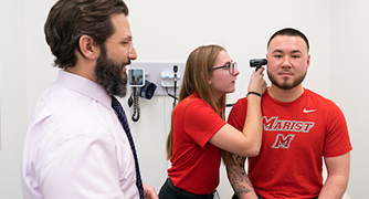 image of marist athletic training students.