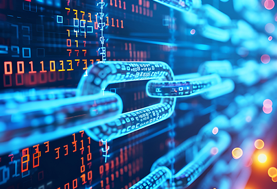 Artistic rendering of cybersecurity imagery.