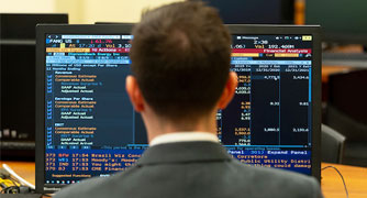 Image of a student sitting at a computer