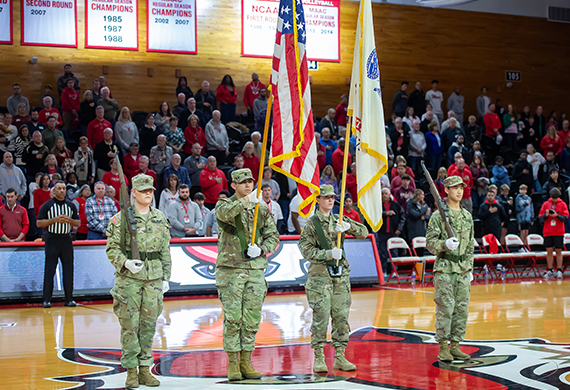 Image of 2024 Veterans Appreciation Basketball Game.
