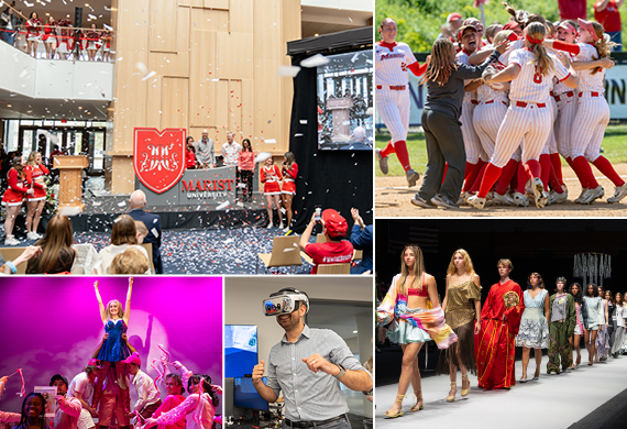 Marist University image: Collage of photos from 2025.