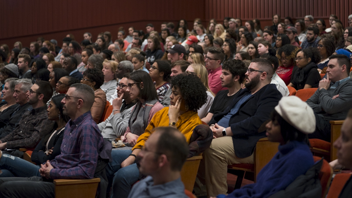 Image of Michelle Alexander audience