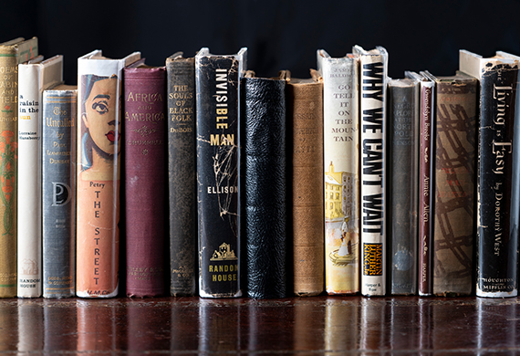 Books from Alvin Patrick's collection