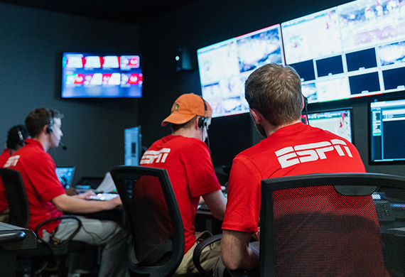 Athletics and academics come together in Marist’s new ESPN Teaching Control Room.