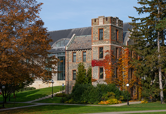 An image of Marist College President office building