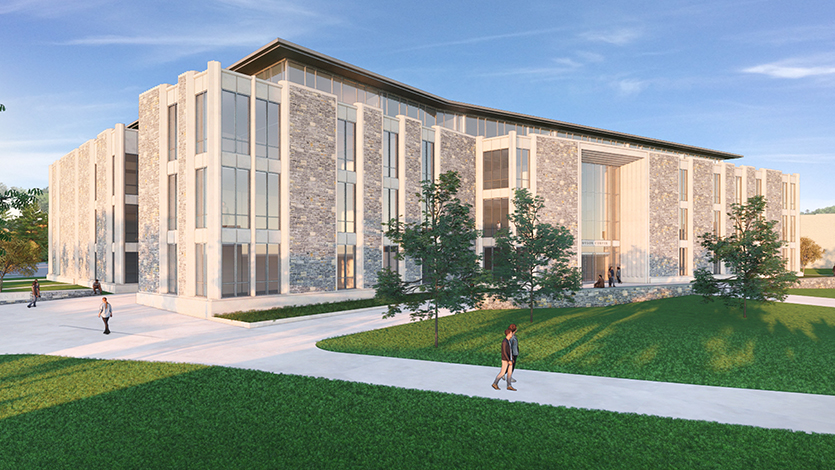 A rendering of the new Dyson Center, future home of Marist College’s School of Management