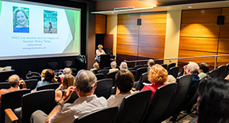 Image of Marist University Center for Lifetime Study presentation in theater.