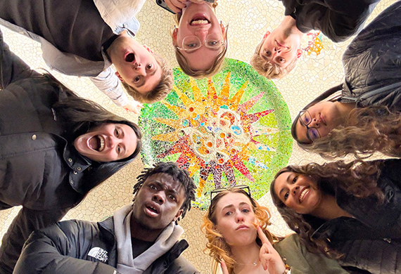 Image of Marist University students abroad in Spain. 