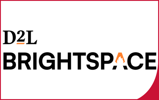 Image of Brightspace logo.