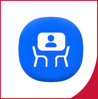 An image of Zoom rooms logo.
