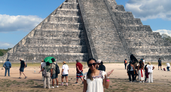 Image of Marist University students on their travel course in Mexico.