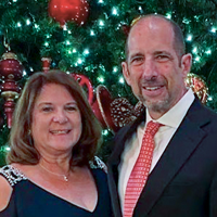 Image of George Koutsaftes and his wife Deborah.