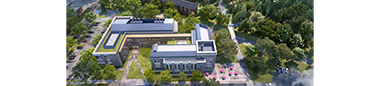 Image of a building rendering of Marist's proposed Science and Allied Health expansion.