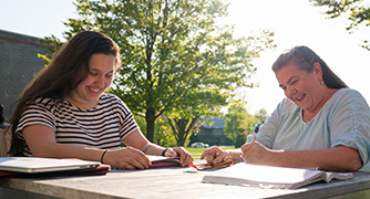 Image of student writing