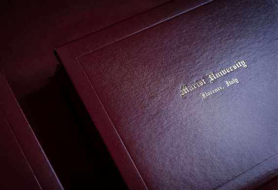 Image of Marist diploma.