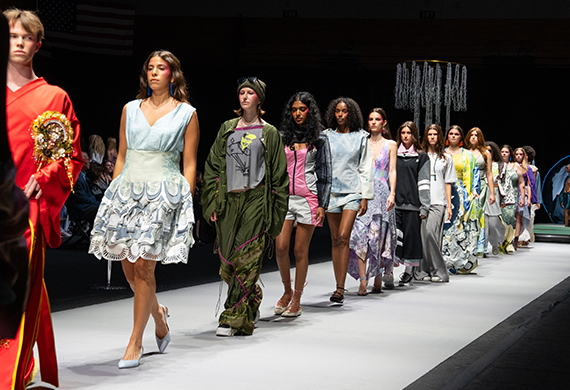 Models on the runway for SNR39. Photo by Benson Delaney ‘27/Marist University.