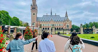 Image of students walking.