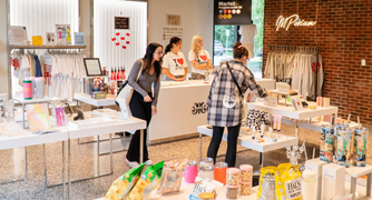 Image of MPorium, the student run fashion botique.