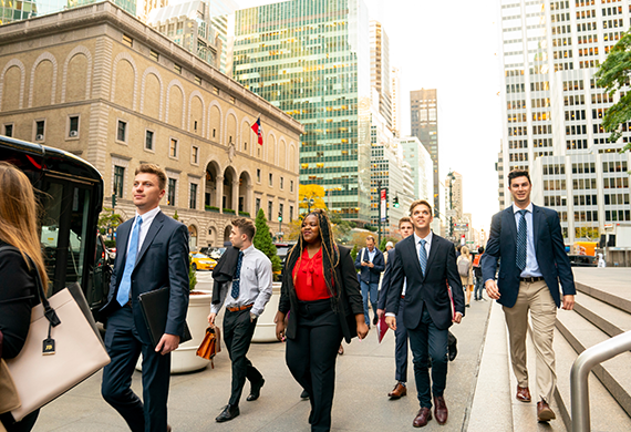 Image of Marist Students in NYC