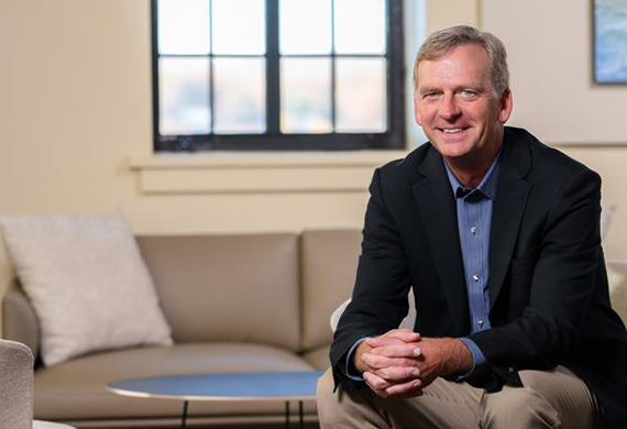 Image of Marist University's President, Kevin Weinman.