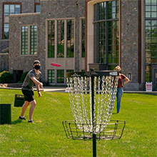 An image of students playing outside. 