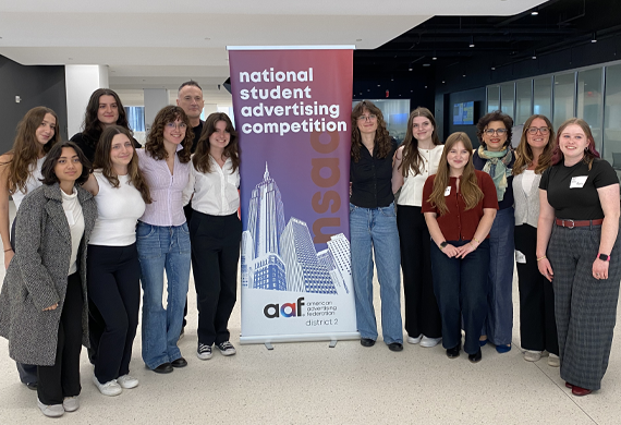 Image of Marist University students at NSAC in NYC.