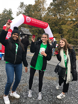 Photo of students at ALS walk