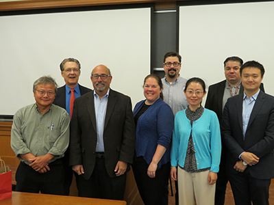 Photo of Robert Herz with Marist Accounting faculty