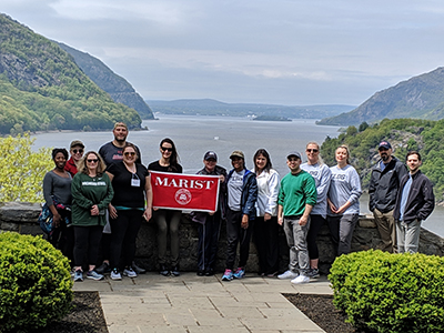 Photo of Marist students at West Point
