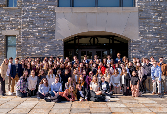 Image of Marist University's North Road Communications group photo. 