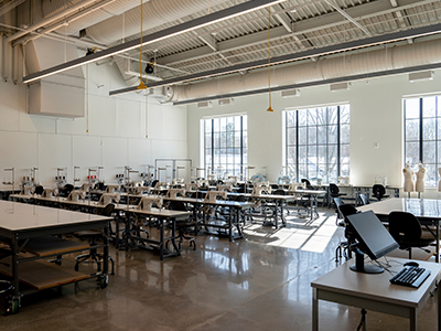 Photo of sewing room in Steel Plant