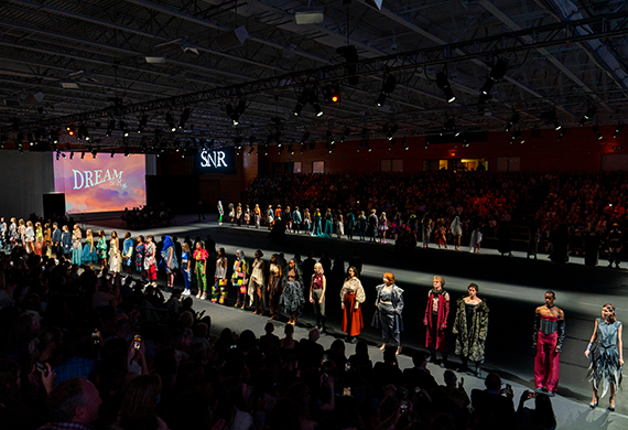 Image of the Silver Needle Runway fasion show.