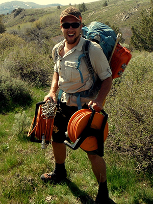 Zion Klos hiking outdoors