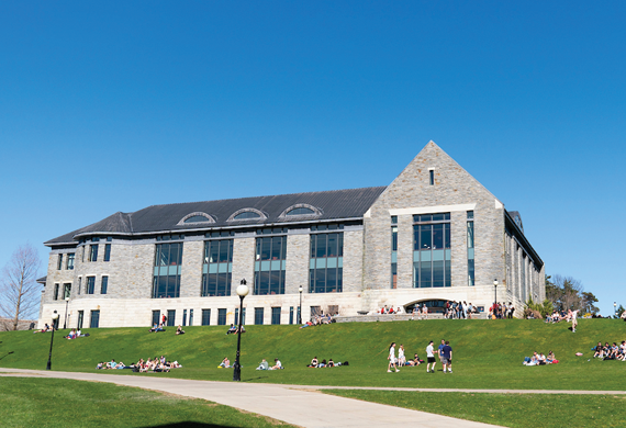 Image of the James A. Cannavino Library.