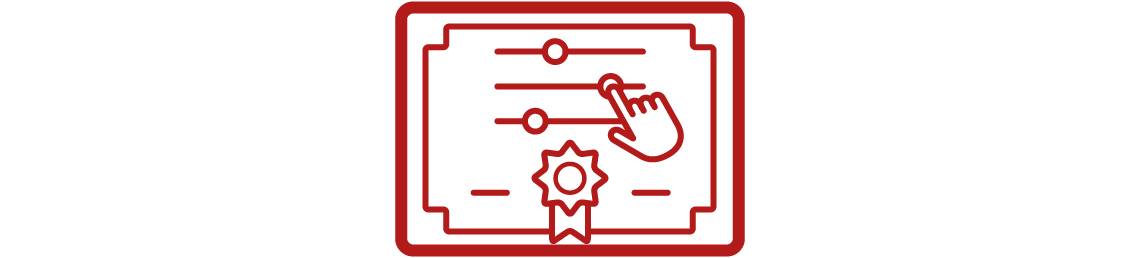 Image of certificate to visualize specialized concentrations for the master of business administration online.