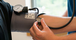 An image of blood pressure cuff.