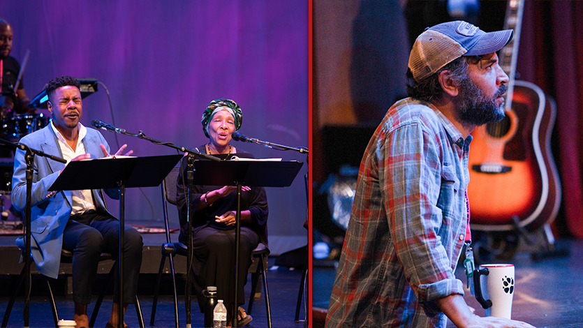 The NYSAF 2022 Summer Season at Marist College. Pictured: Wayne Wilson, Gayle Turner, Josh Radnor. Photos by Buck Lewis.