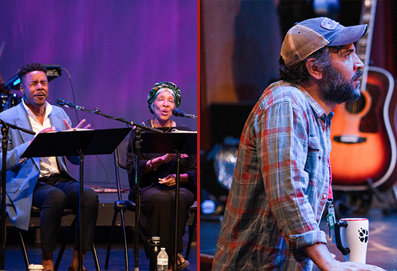 The NYSAF 2022 Summer Season at Marist College. Pictured: Wayne Wilson, Gayle Turner, Josh Radnor. Photos by Buck Lewis.