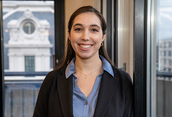 Jenna Vanadia '19 at Marist Alumni & Student Networking event in Washington D.C.