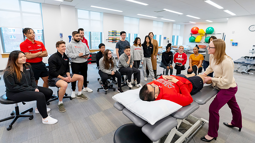 Image of the Doctor of Physical Therapy Lab at the Science and Allied Health Building.
