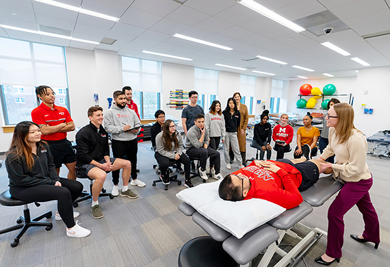Image of the Doctor of Physical Therapy Lab at the Science and Allied Health Building.