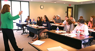 An image of students in the classroom. 