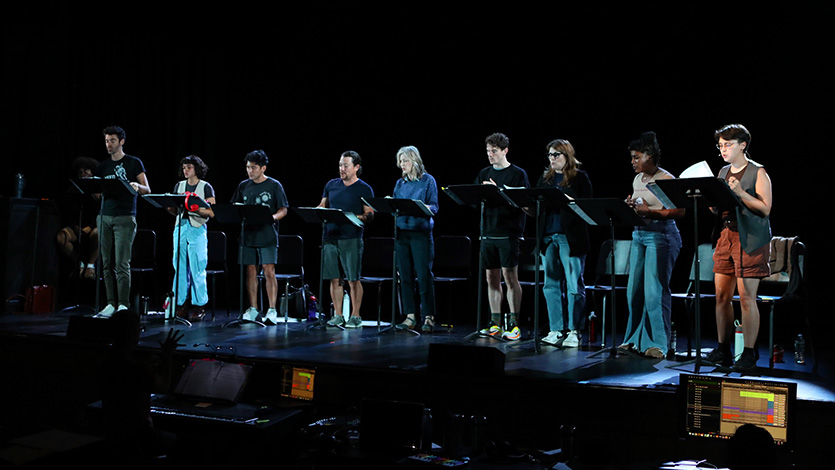 Image of the cast of The Heart during the 2024 New York Stage and Film Summer Season at Marist.