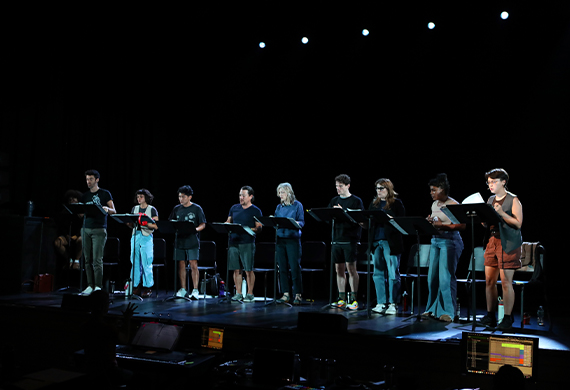 Image of the cast of The Heart during the 2024 New York Stage and Film Summer Season at Marist.