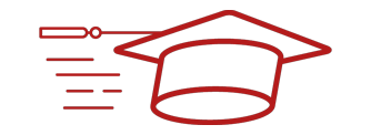 image of an icon of a graduation cap 